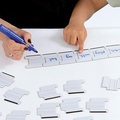 Abwischbare Puzzleteile mit Schreiblinien