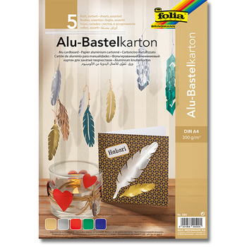 Alu-Bastelkarton 35 x 50 cm
