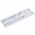 Aufgedruckte Buchstaben, Druckschrift + lateinische
