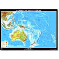 Australien + Ozeanien physisch/politisch, L