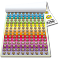 Block Mini-Sticker, 1.076 Stk.