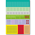 Block Organisations-Sticker, 1.442 Stk.
