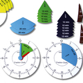Bruchrechenuhr magnetisch
