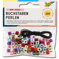 Buchstaben-Perlen eckig
