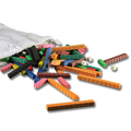 Cuisenaire-Stäbe Re-Wood