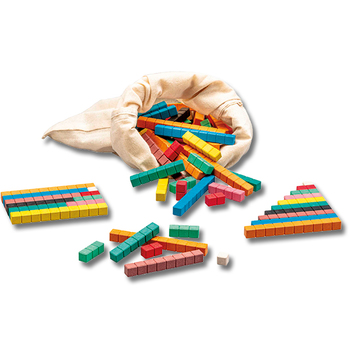 Cuisenaire-Stäbe RE-Wood