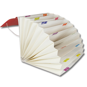 Fächermappe aus Pappe