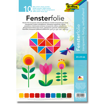 Fensterfolie, farbig