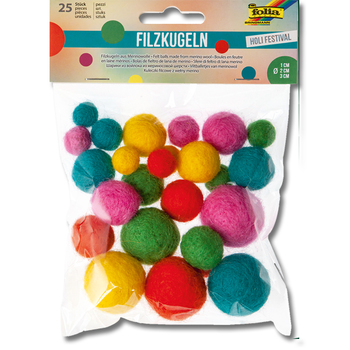 Filzkugeln 25 Stk.