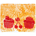 Gel Printing Trendige Druck-Bilder *Sale*