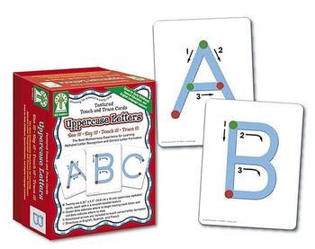Großbuchstaben-Spürkarten