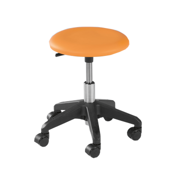 Hocker Carina, fahrbar, höhenverstellbar 36-48 cm
