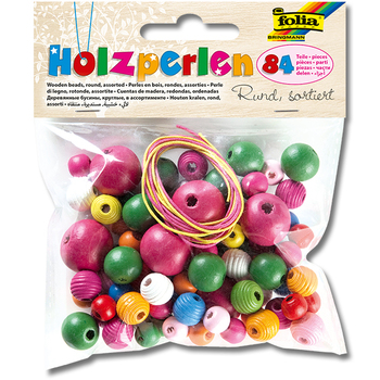 Holzperlen Rund + Eckig