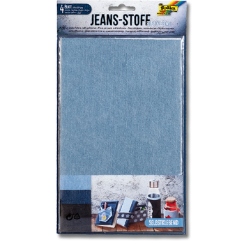 Jeansstoff selbstklebend