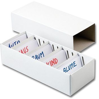 Karteikartenbox
