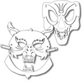 Kindermasken-Set Grusel