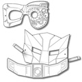 Kindermasken-Set Weltraum