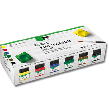 Kreul Acryl Mattfarbe Basis-Set