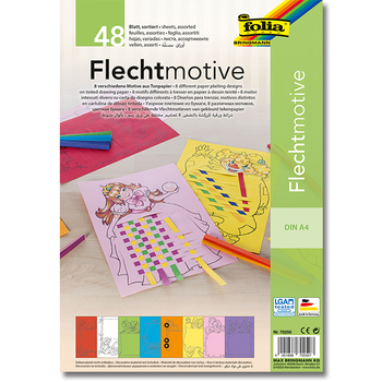 Lustige Flechtmotive