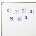 Magnetische Buchstaben/Zahlen
