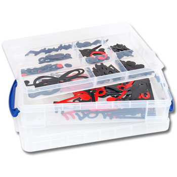 Magnetischer Notensatz Schwarz/Rot