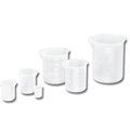 Messbechersatz transparent RE-Plastic