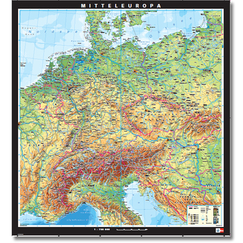 Mitteleuropa physisch, XXL