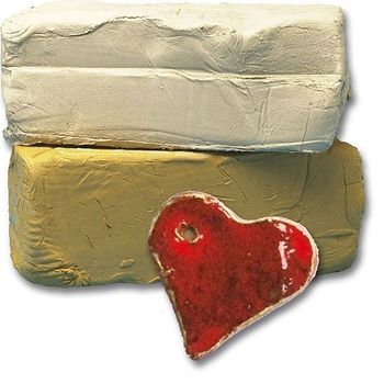 Modellier- und Aufbaumassen 25 % Schamotte, Ton 10-kg-Hubel