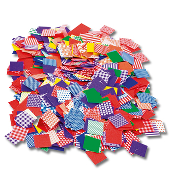 Mosaik-Plättchen gemustert aus Papier, 2.000 Stk.