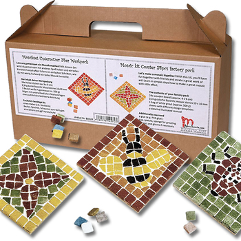 Mosaik-Untersetzer 24er-Set