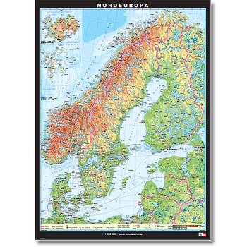 Nordeuropa physisch, XXL