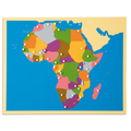 Puzzlekarte Afrika