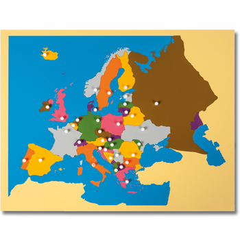 Puzzlekarte Europa