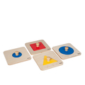 Puzzlesatz mit einzelnen Figuren