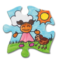 Puzzleteile blanko