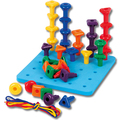 Riesensteckspiel Zahlen, Farben
