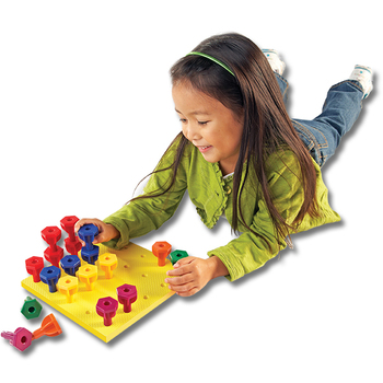 Riesensteckspiel Zahlen, Farben