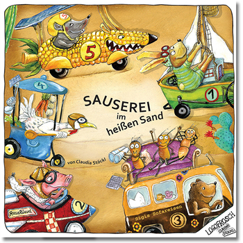 Sauserei im heißen Sand