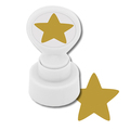 Stempel Stern goldfarbig