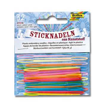 Sticknadeln aus Kunststoff