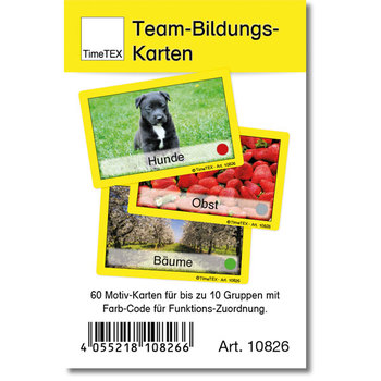 Team-Bildungs-Karten