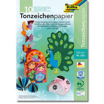 Tonpapier-Block A3