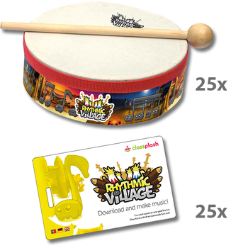 Trommel-Kiste Rhythmic Village 2 + App