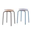 Vierfuß-Hocker HO1, stapelbar, Sitzhöhe 45 cm