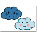 Wetter-Fensterfolien A3, 6 Stk.